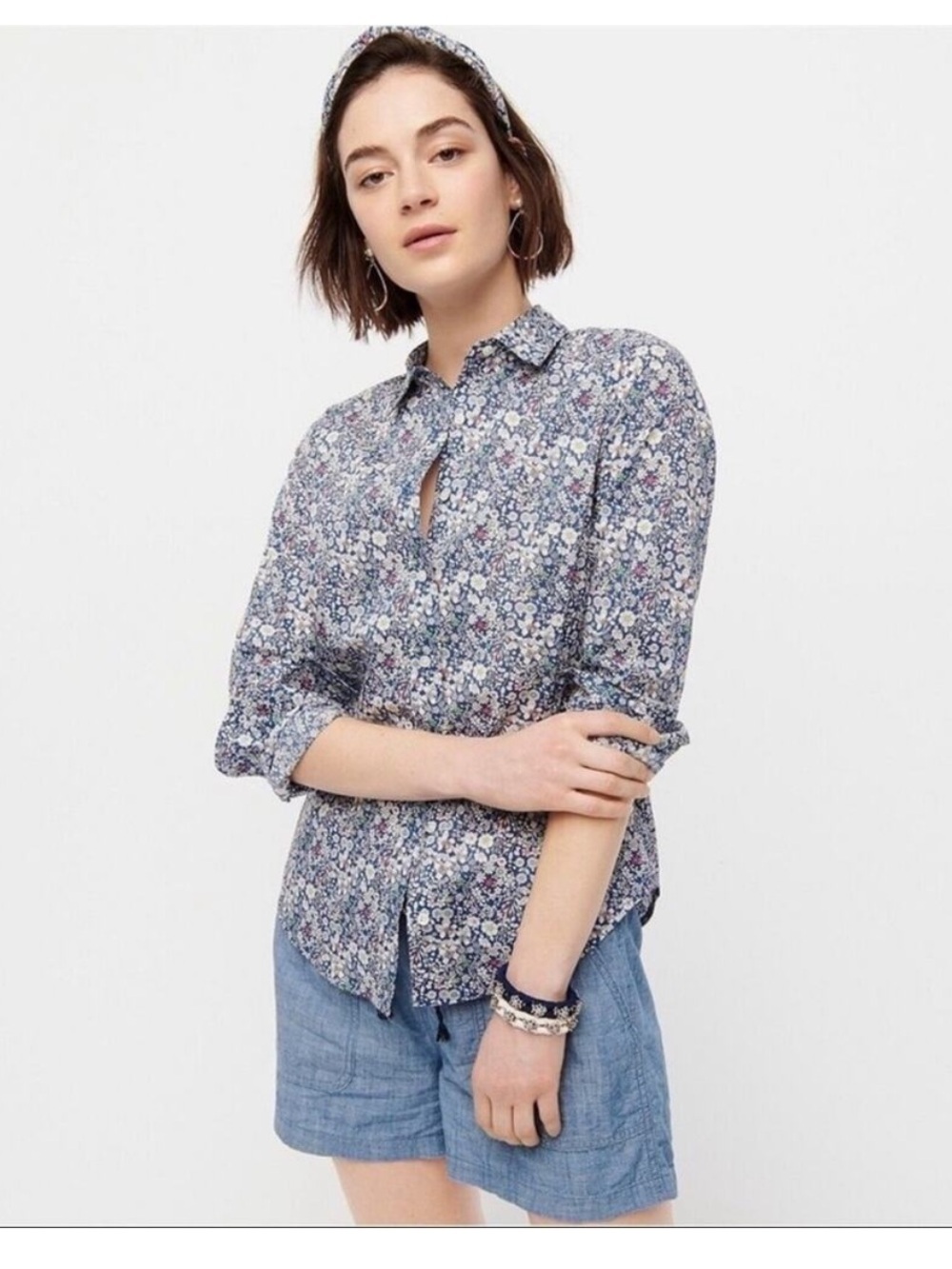 J Crew Liberty of London Junes Meadow Floral Button Down Shirt